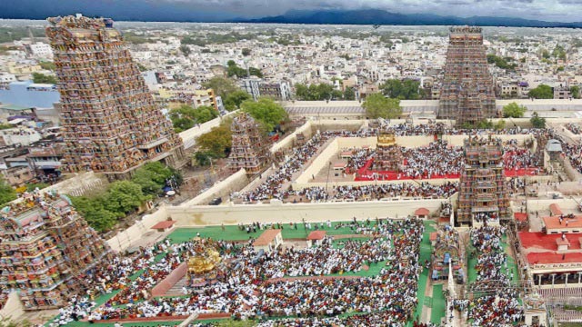 Meenakshi Temple | Madurai, Tamil Nadu:  51 Famous Temples Of India
