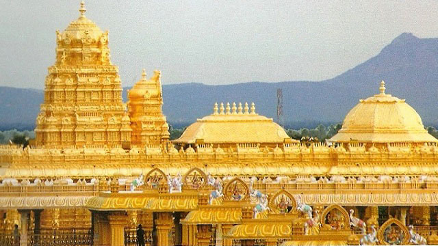 Sripuram Golden Temple | Vellore, Tamil Nadu:  51 Famous Temples Of India